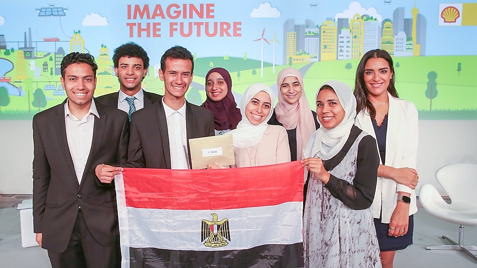 The Egypt national team from the University of Science and Technology in Zewail City