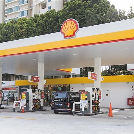 Shell service station