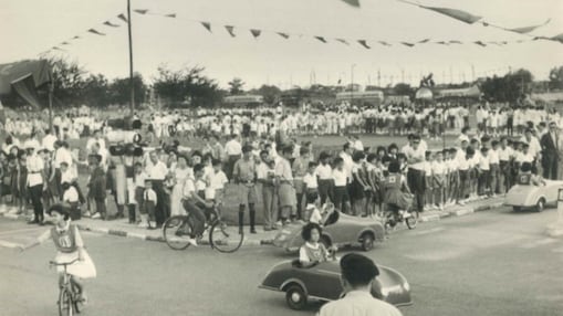 The first Shell Traffic Games in Singapore