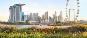 Singapore city and buildings