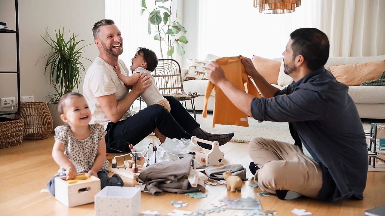 parents with their baby