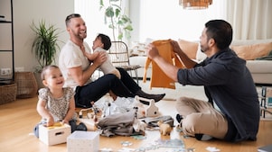 parents with their baby