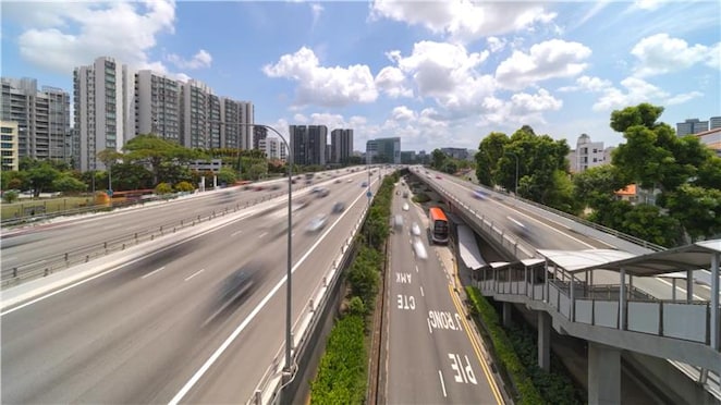 Singapore road traffic