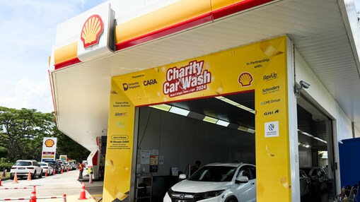 Net proceeds from ten selected Shell service stations hosting the Charity Car Wash will be donated to Dementia Singapore.
