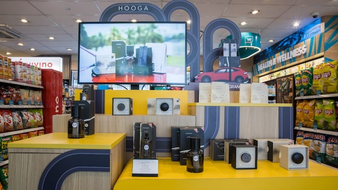 Shell’s first partnership with home and lifestyle brand HOOGA, featuring curated lifestyle and car scent products.
