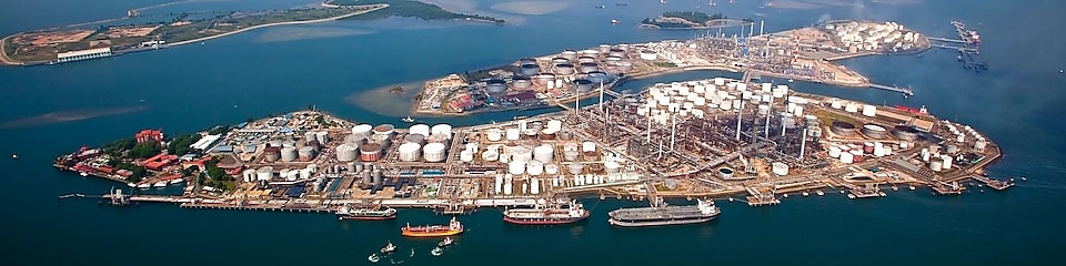Pulau Bukom is home to Shell’s largest wholly-owned refinery, capable of producing 500,000 barrels a day.