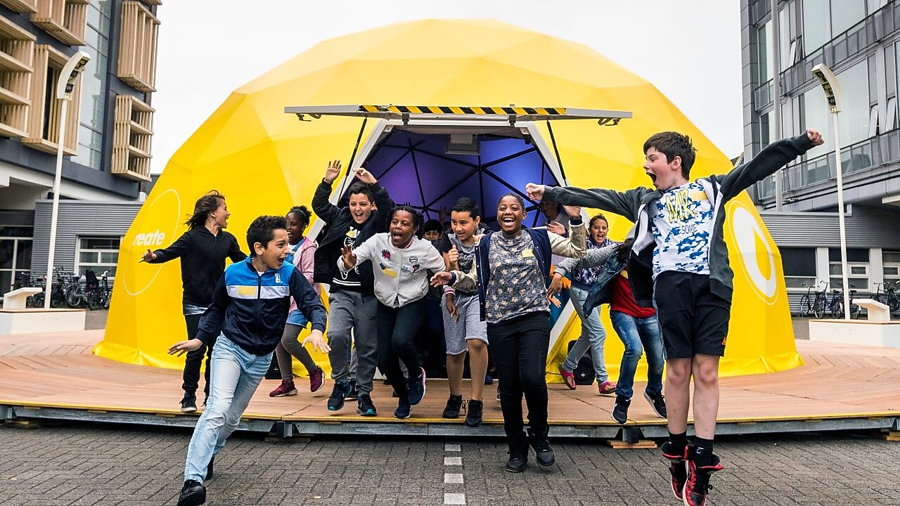 Kindergarten in the Donglian resettlement village