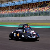 HYD12OGEN from Nanyang Technological University clocking time on the track
