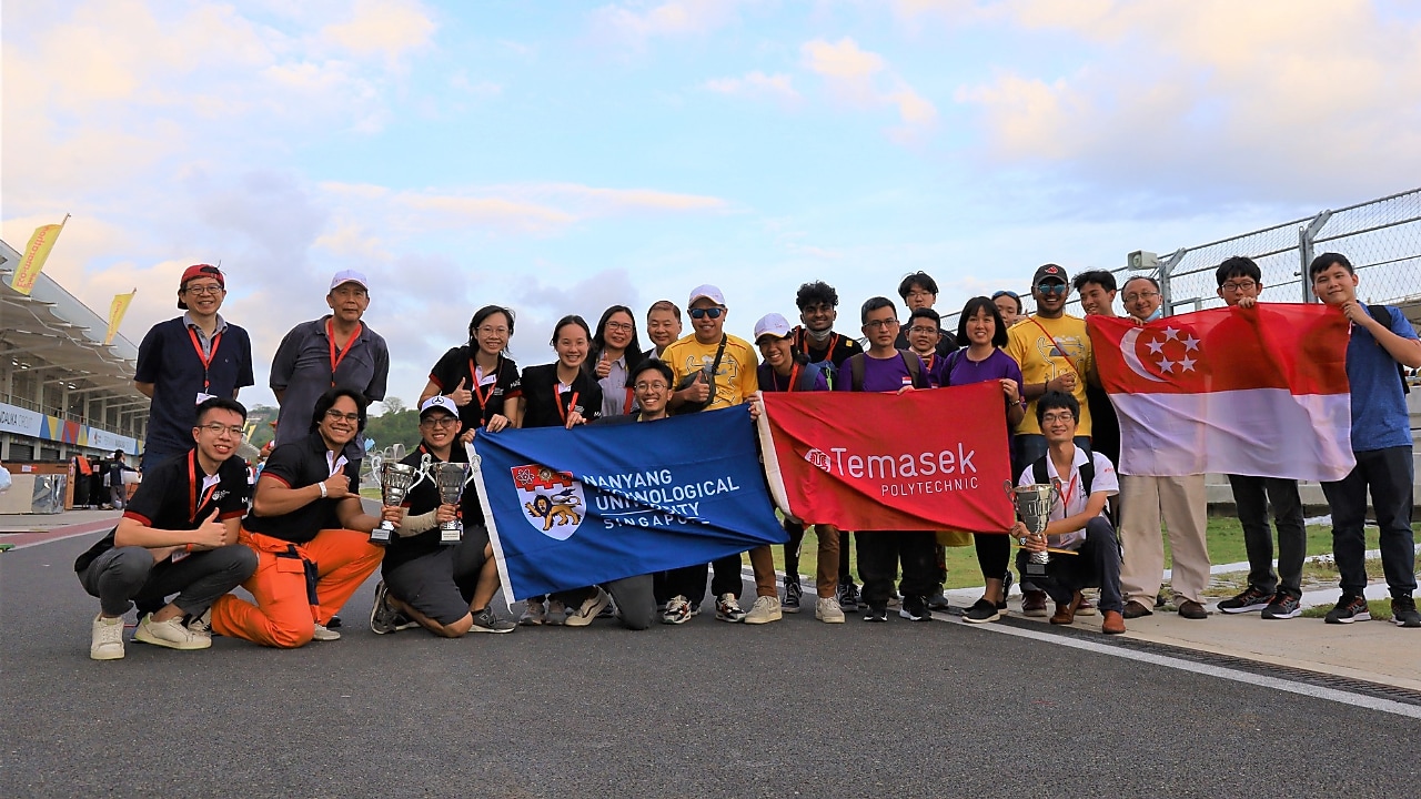 The Singapore teams put up a strong show at the Shell Eco-marathon