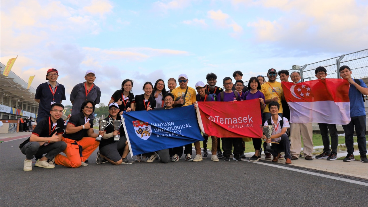 The Singapore teams put up a strong show at the Shell Eco-marathon