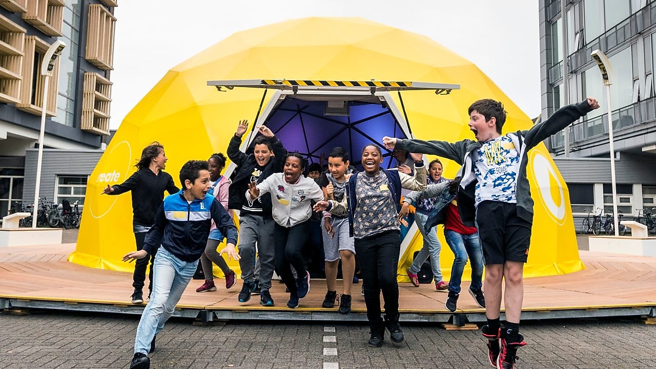 Kindergarten in the Donglian resettlement village