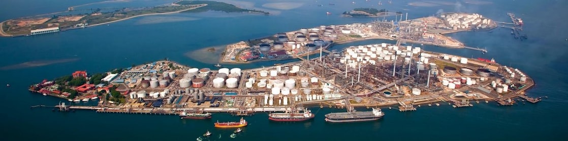 Pulau Bukom is home to Shell’s largest wholly-owned refinery, capable of producing 500,000 barrels a day.
