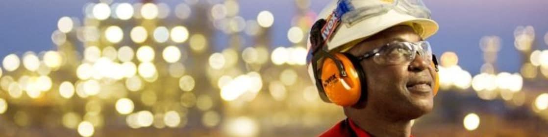 Employee at GTL plant