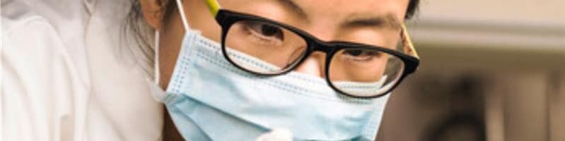 Woman working in laboratory