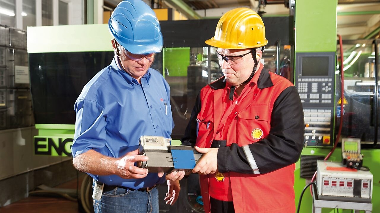 engineer working on a pipeline