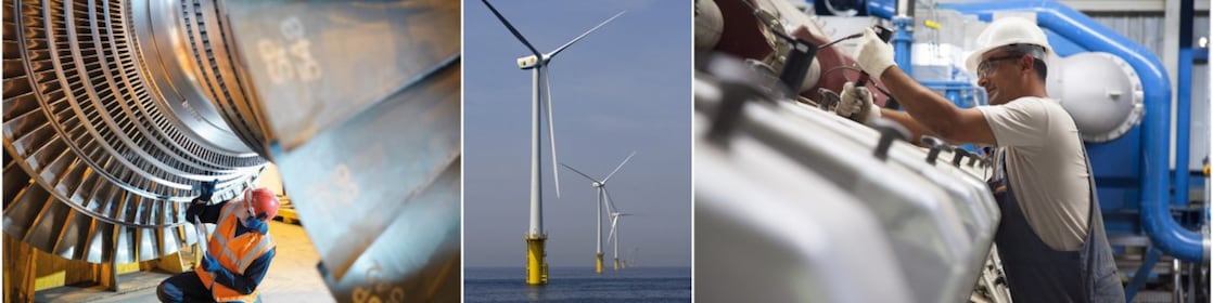 Various power industry infrastructure equipment