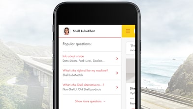 popular questions displayed on a phone screen