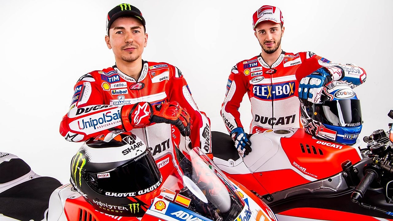 Andrea Dovizioso and Jorge Lorenzo