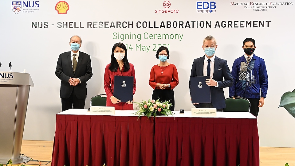 NUS Shell signing ceremony
