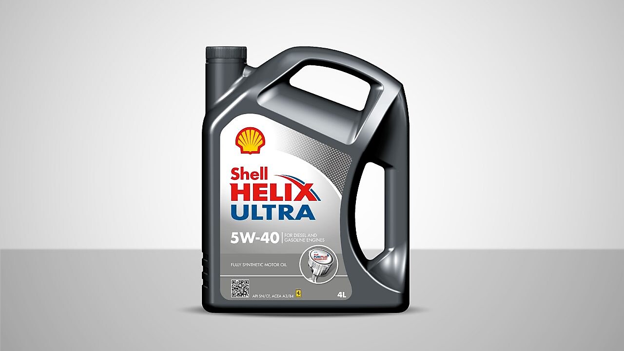 Shell Helix Ultra 5W-40 pack shot