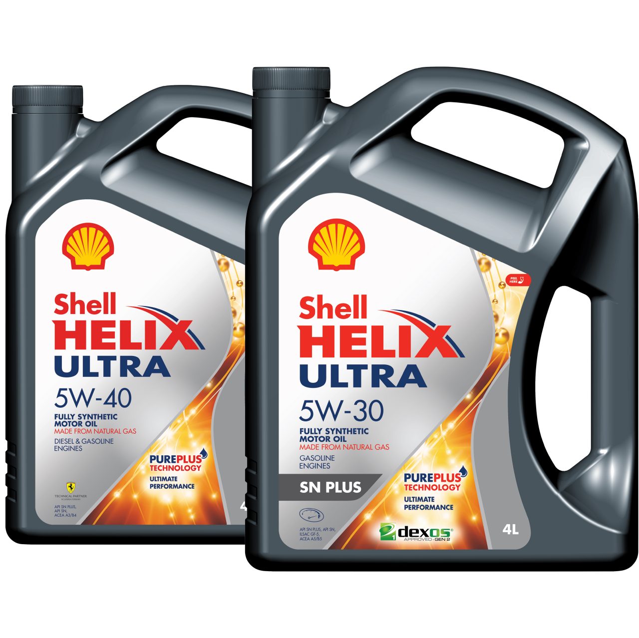 Packshot of Shell Helix HX5 SN 10W-30