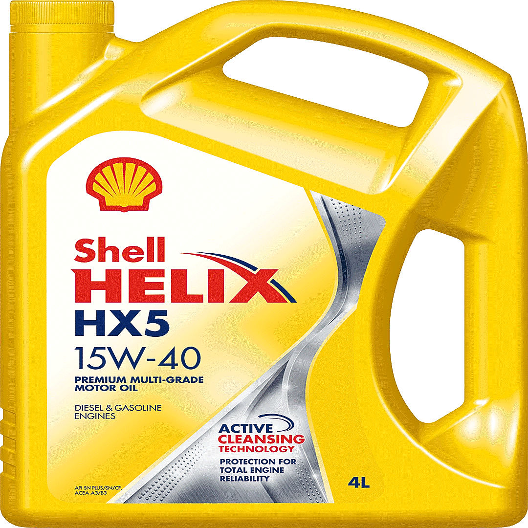 Packshot for Shell Helix HX5 SN 15W-40