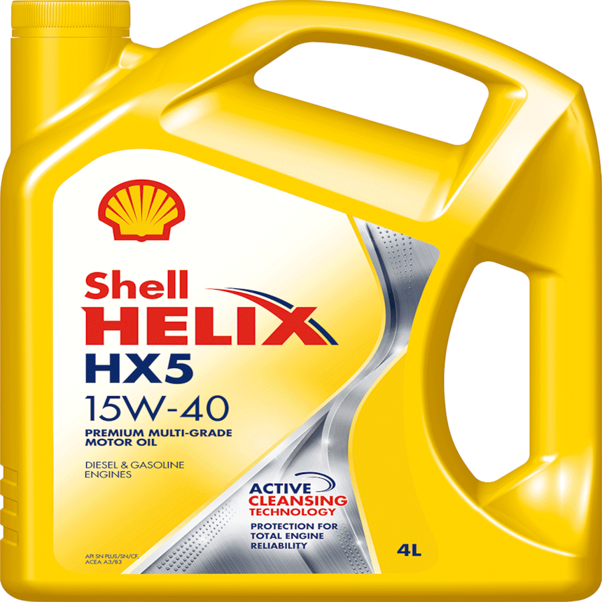 Packshot for Shell Helix HX5 SN 15W-40