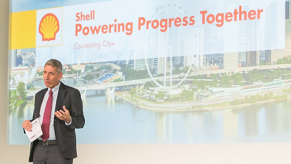Executive Vice President of Shell New Energies, Mark Gainsborough