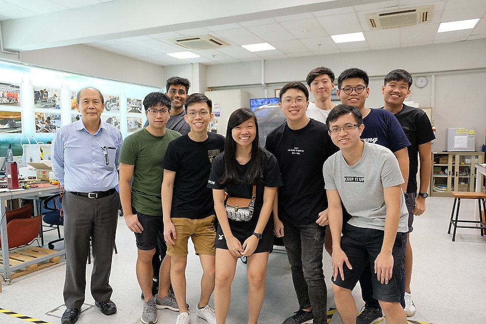 The team behind NV11 Nanyang Autonomous Venture