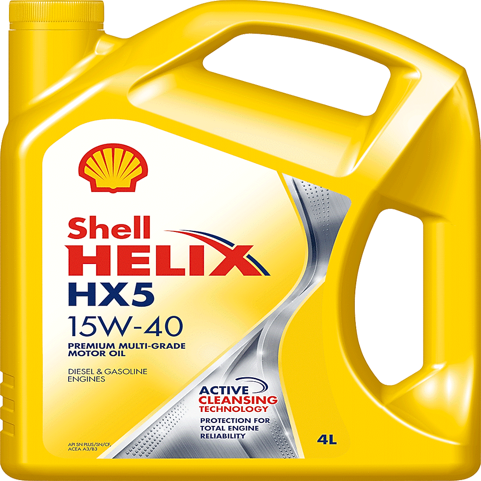 Packshot Shell Helix HX5 15W-40