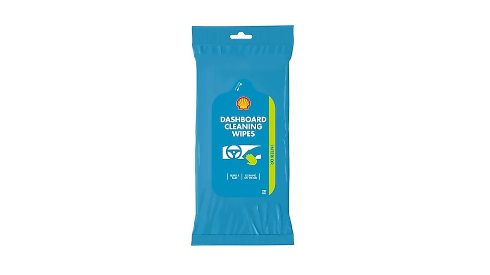 Shell dashboard cleaning wipes