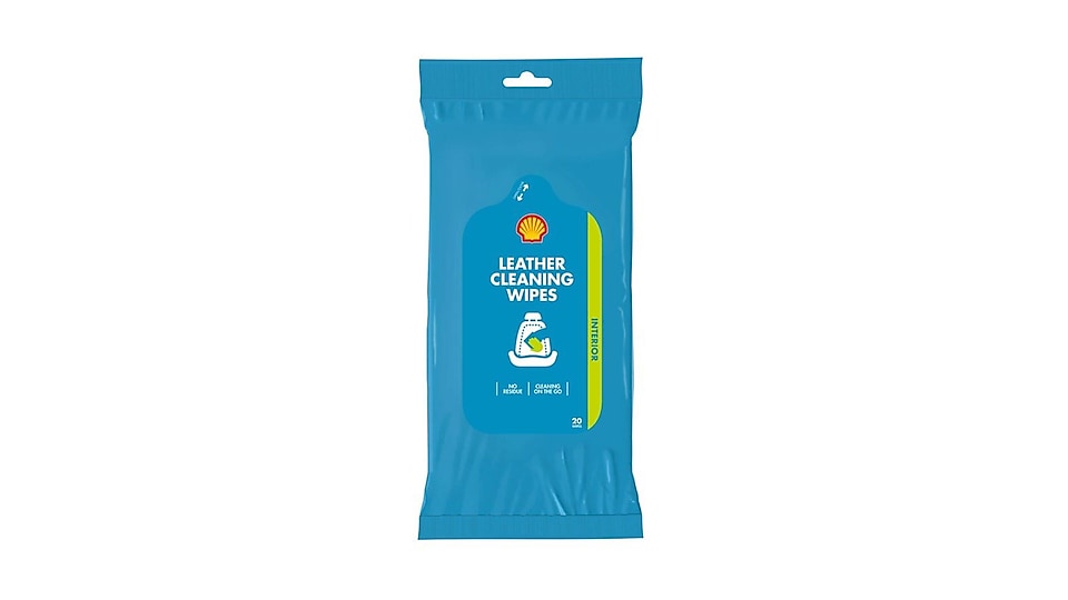 Shell leather cleaning wipes