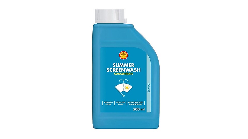Shell summer screenwash bottle