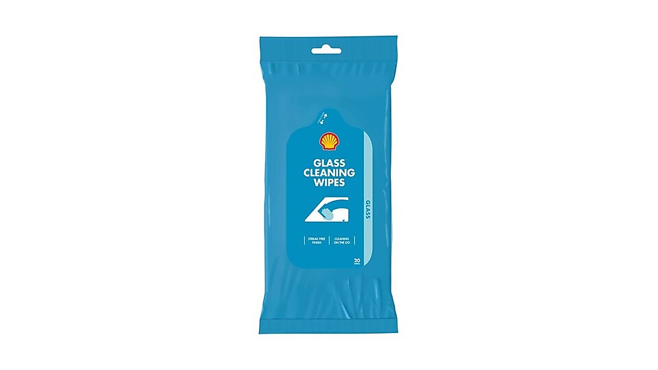 Shell glass cleaning wipes